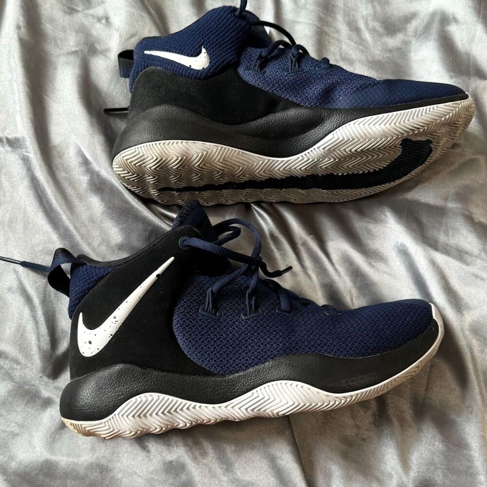 Nike Men's Zoom Rev II TB Basketball Shoes Navy Blue AO5386 401 Size 7.5